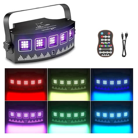 Mini Strobe Party Light, 45 Leds Dj Projector Lights Sound | Reverb