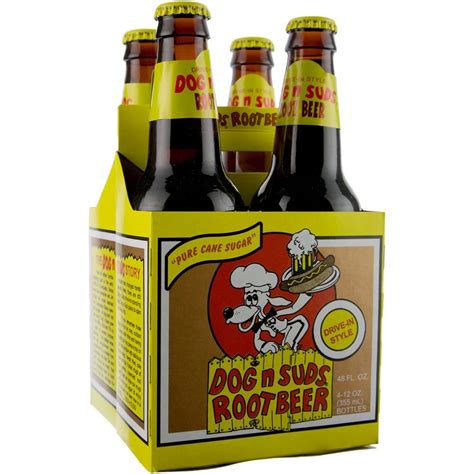 Dog n Suds Root Beer | 4 pack of 12 oz Bottle