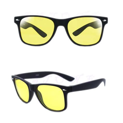 Unisex Yellow Lenses Night Vision Glasses Driving Glasses-in Men's ...