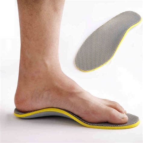 3D Premium Comfortable Orthotics flat foot Insole TPU Orthopedic ...