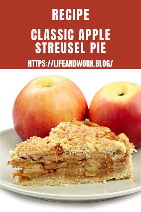 Recipe - Classic Apple Streusel Pie