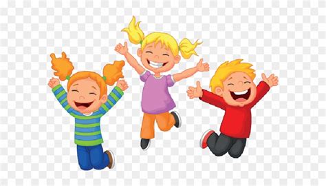 Happy Children Playing Clipart