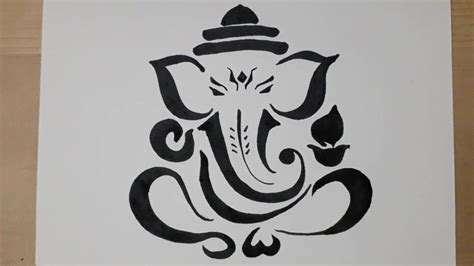 Easy Ganpati Bappa Painting