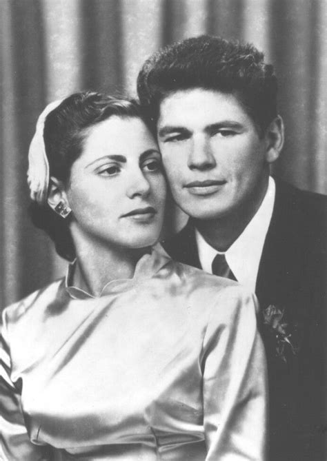 1949 Wedding picture of Charles Bronson and wife, Harriet Tendler ...