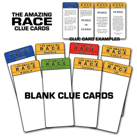 Paper Perfection: Free "amazing Race" Birthday Party Inside Clue Card ...