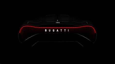 Bugatti La Voiture Noire 2019 Rear Lights Wallpaper,HD Cars Wallpapers ...