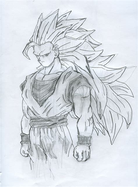 Dbz Goku Sketch at PaintingValley.com | Explore collection of Dbz Goku ...