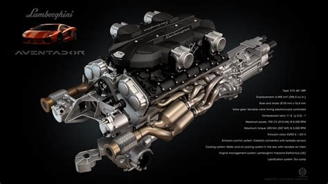 Lamborghini Aventador V12 Engine by dangeruss.deviantart.com on ...