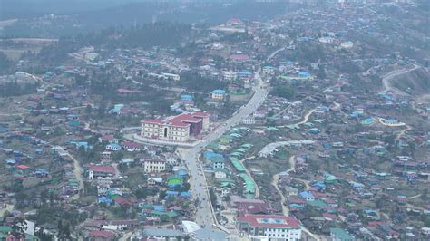 Chin State Parliament House and Hakha City View- 4K - YouTube