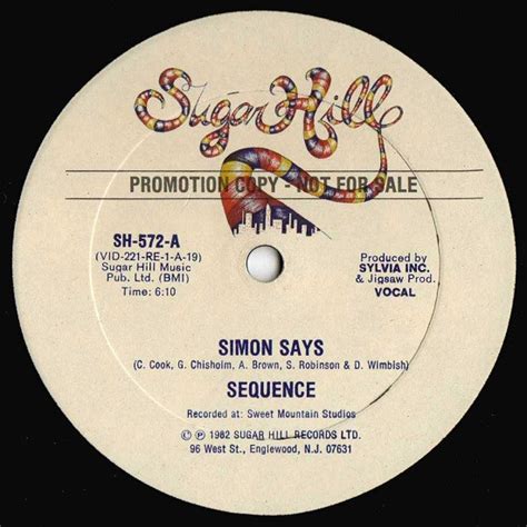 Sequence, The - Simon Says - All City Records