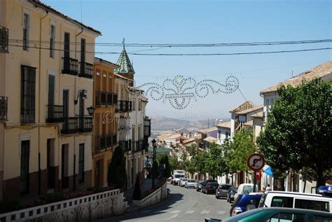 Town Street, Archidona, Spain. Editorial Photography - Image of ...