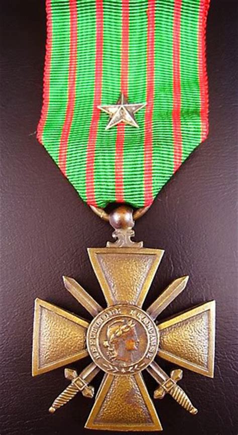 Collectables WW2 FRENCH CROIX DE GUERRE CROSS OF WAR MEDAL FULL SIZE ...