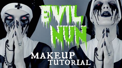 Evil Nun Makeup Tutorial | Makeup tutorial, Halloween makeup tutorial ...