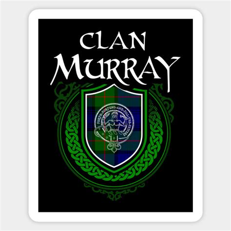 Clan Murray Surname Scottish Clan Tartan Crest Badge - Scottish Clan ...