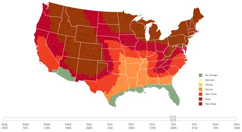 Fall Foliage Prediction Map - Vivid Maps 94A