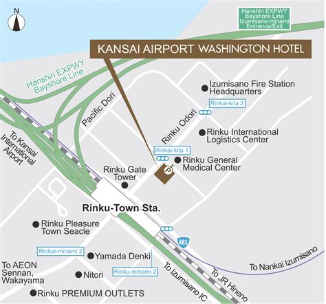 Kansai International Airport Map