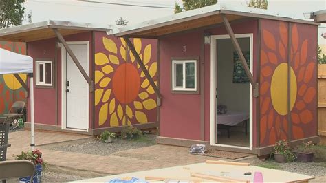 Portland tiny-home village offers low-barrier shelter option | kgw.com