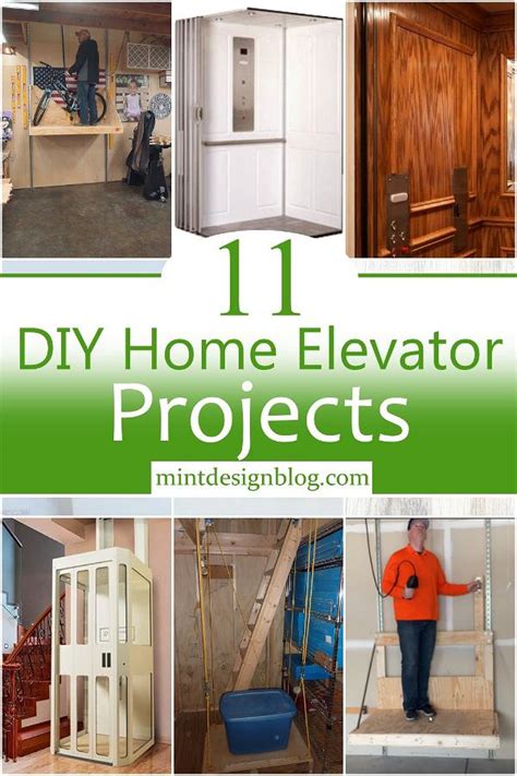 11 DIY Home Elevator Projects - Mint Design Blog