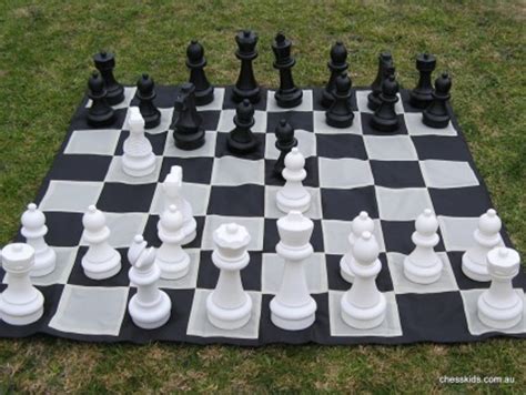 Giant Chess 30cm Garden Chess Set (GC321) | Giant Chess