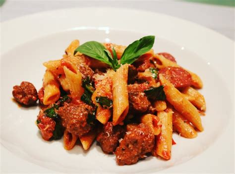 Spicy Sausage & Chorizo Penne - Best Recipes UK