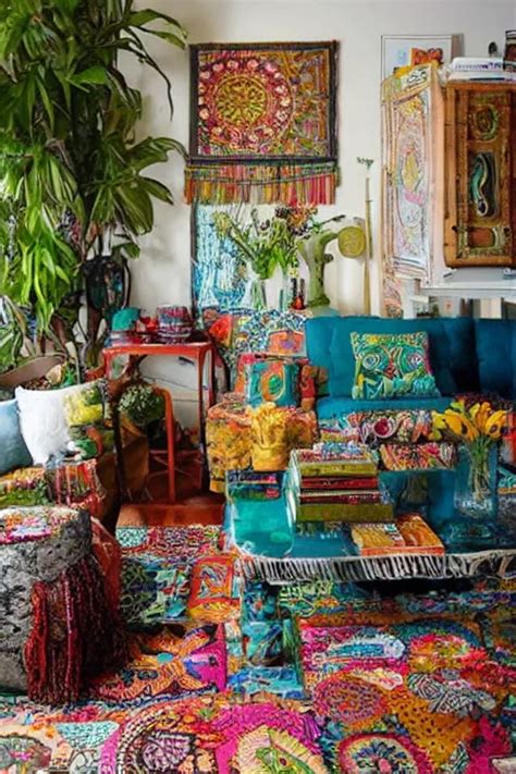 Eclectic bohemian Some designers describe the eclectic | Stable Diffusion