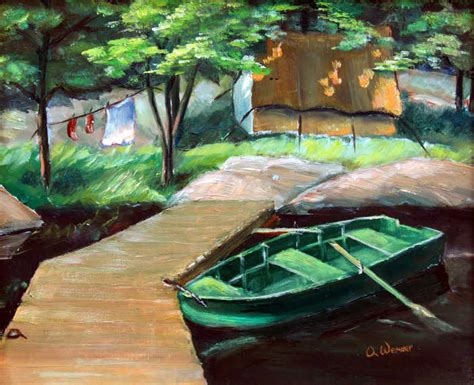 Rowboat Painting