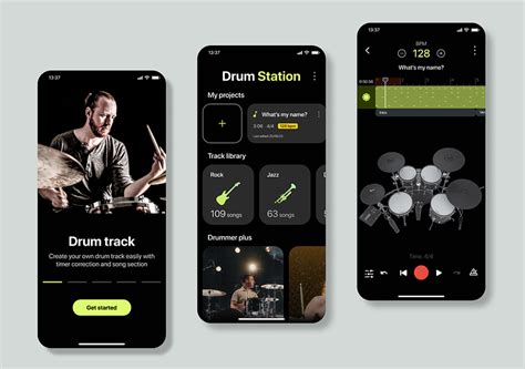 Drum Station - Drum app by Akram Sukor on Dribbble