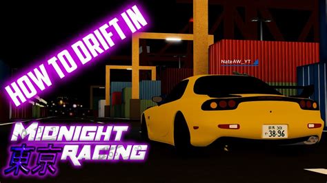 How To Drift In Midnight Racing:Tokyo ROBLOX - YouTube