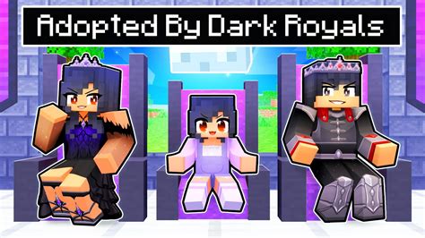 Adopted By DARK ROYALS in Minecraft! - YouTube