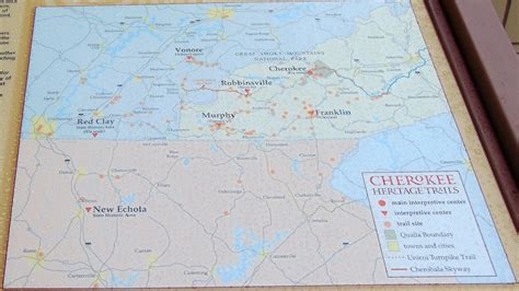 Photo: Cherokee Heritage Trails Map