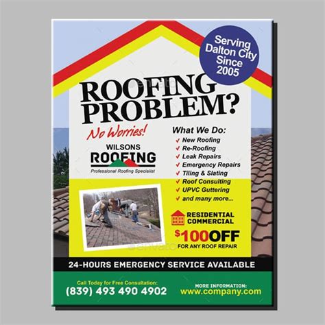 Roofing Flyers Templates