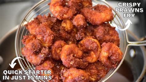 prawns fry recipe | jhinga fry | crispy prawns fry | prawns fry indian ...