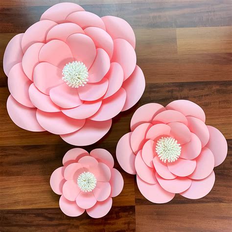 petal 17 pdf printable giant diy paper flower templates - pdf petal 1 ...