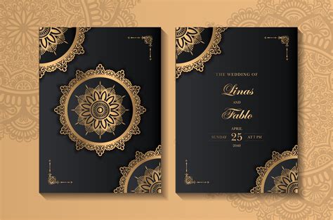 Wedding Invitation Card Design Graphic by Pixaai · Creative Fabrica