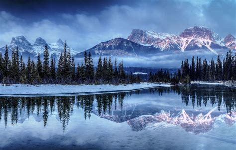 Winter Mountains Hd Wallpaper