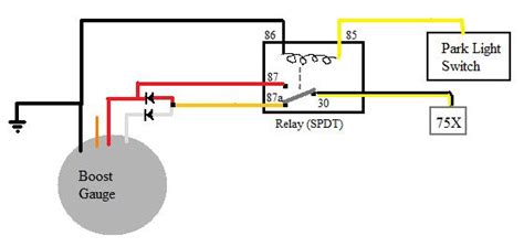 Prosport Gauge Wiring Question... White for Day, Red at night... HOW?