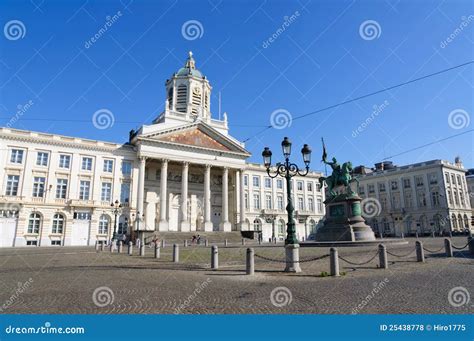 Place Royale in Brussels, Belgium Stock Photo - Image of city, medieval ...