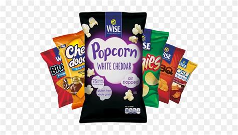 Variety Packs2 - Wise White Cheddar Popcorn - Free Transparent PNG ...