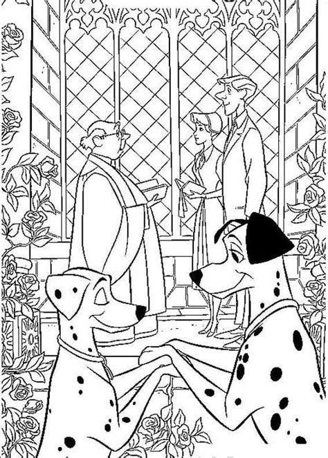 101 Dalmatians coloring pages 1 – Free Printables