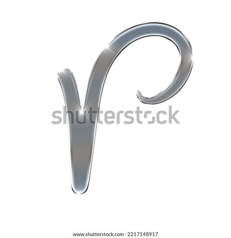 Silver Font Typography Stainless Silver Fonts Stock Illustration ...