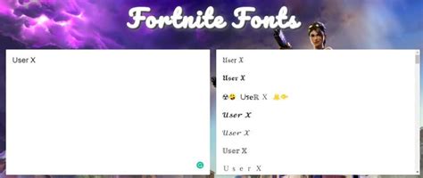 Fortnite fonts - How to get cool fonts for your Fortnite name ...