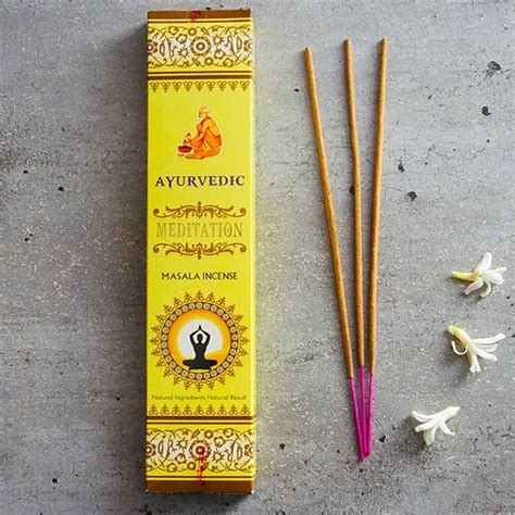 AYURVEDIC MEDITATION Indian Incense sticks | Pankaj Indian Online Shop