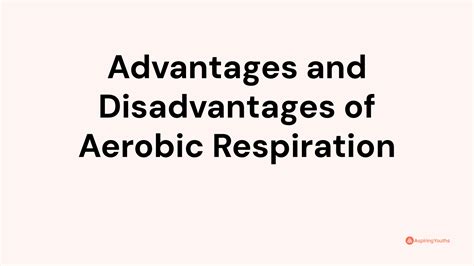 Advantages and Disadvantages of Aerobic Respiration