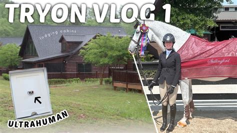 TRYON horse show vlog!! |onsite cabin tour - YouTube