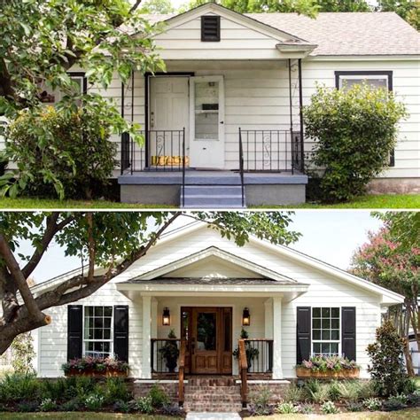 fixer upper house exterior before and after via Chris loves Julia ...