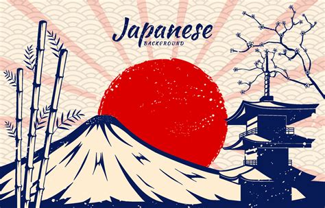 323 Background Jepang Vector For FREE - MyWeb