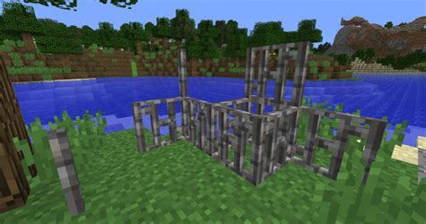 Better 3D Iron bars Minecraft Texture Pack