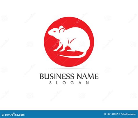 Rat Icon Silhouette Logo Design Vector Illustration Stock Vector ...