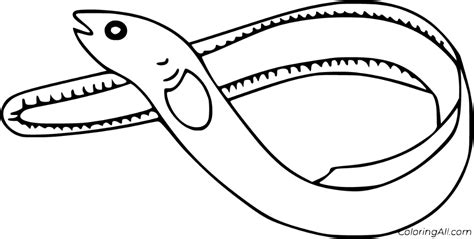 22 free printable Eel coloring pages in vector format, easy to print ...