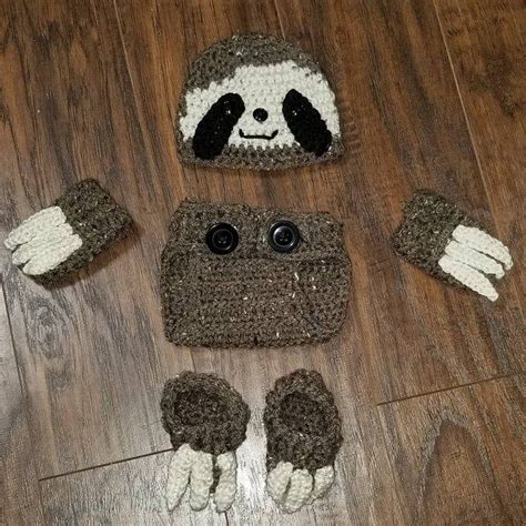 Baby Sloth Outfit Baby Sloth Costume Sloth Hat Sloth | Etsy | Sloths ...